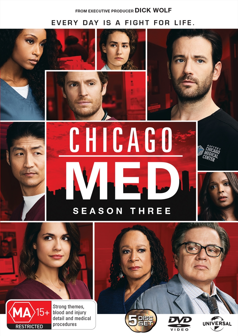 V210-2409416-75984-00 Chicago Med - Season 3 DVD - Image 1