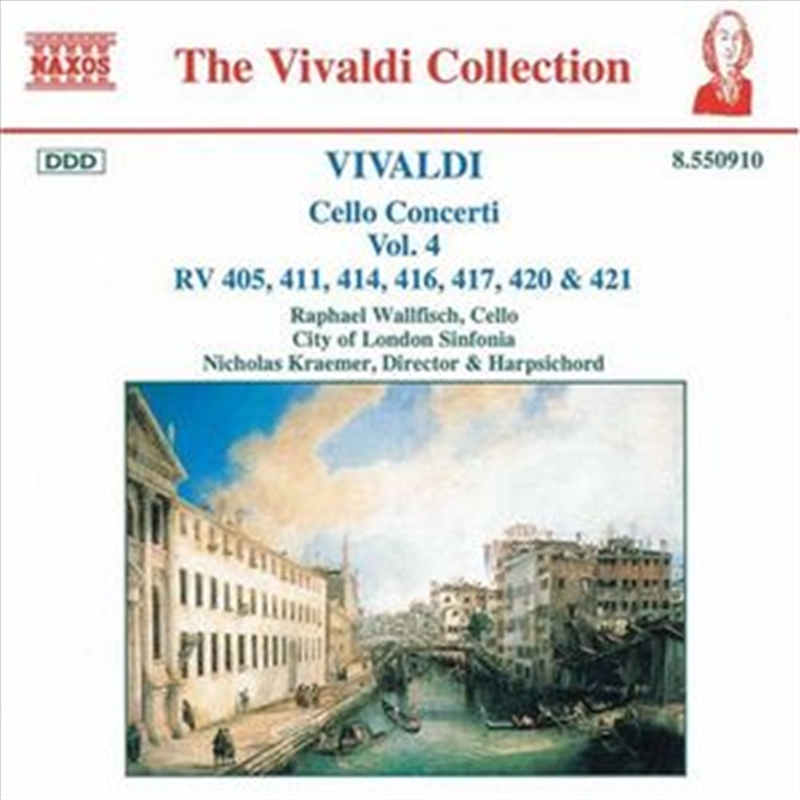 V210-247104-202502241649-00 Vivaldi:Cello Concerti Vo - Wallfisch/Cityo Cd Album - Image 1