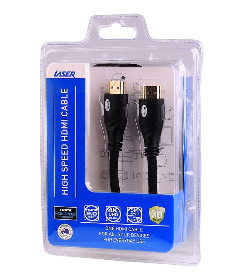 V210-2628329-69890-00 Connect Hdmi2.0 4k 5m Hdmi Cable - Image 1