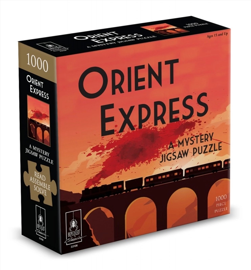 V210-2634537-69749-00 Orient Express Mystery Puzzle - 1000 Piece - Image 1