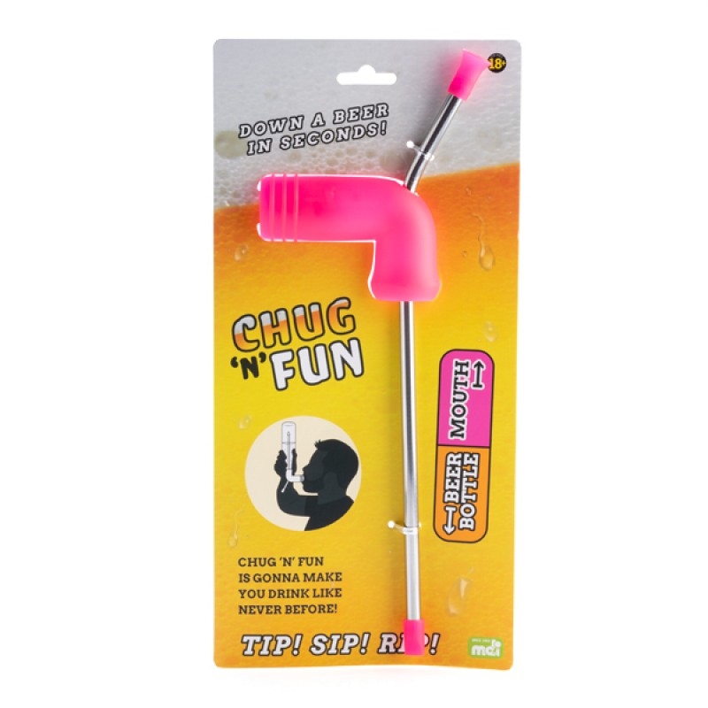 V210-2670086-SDC_2670086_2022-21-2-14-18-09-00 Chug N Fun Pink Beer Funnel - Image 1