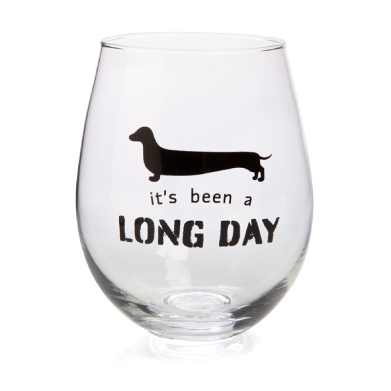 V210-2670234-SDC_2670234_2022-23-2-21-25-56-00 Dachshund Stemless Wine Glass - Image 1