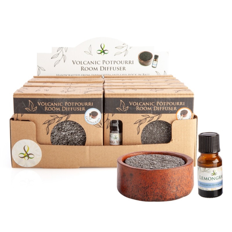 V210-2670736_SDC_2670736_2022-25-2-16-08-56 Volcanic Room Diffuser in Terracotta Dish - Assorted - Image 1