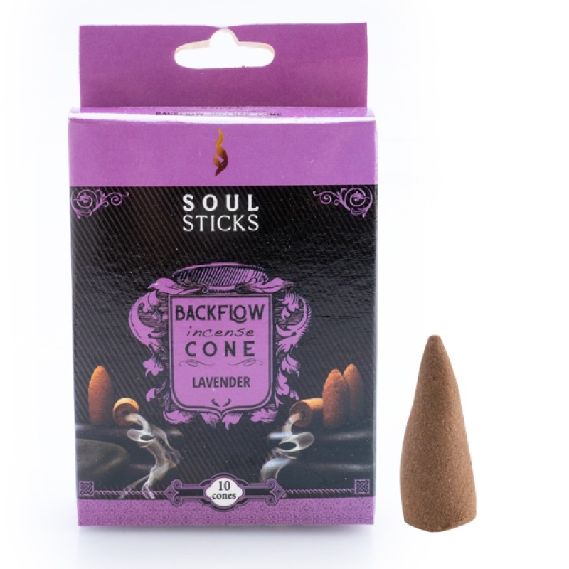 V210-2670805-SDC_2670805_2022-02-3-16-22-24-00 Soul Sticks Lavender Backflow Incense Cone - Set of 10 - Image 1