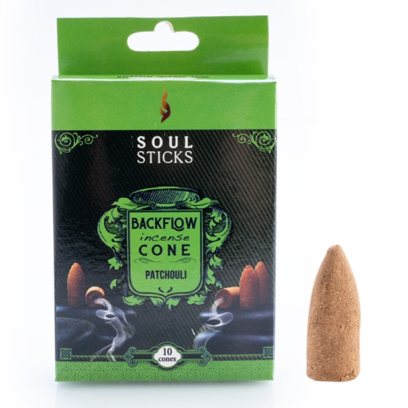 V210-2670809-SDC_2670809_2022-02-3-16-20-47-00 Soul Sticks Patchouli Backflow Incense Cone - Set of 10 - Image 1