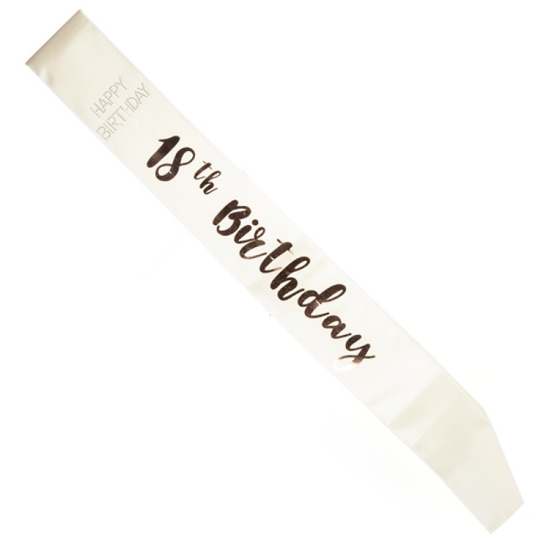 V210-2671092-SDC_2671092_2022-02-3-10-05-09-00 18th Birthday Rose Gold on White Sash - Image 1