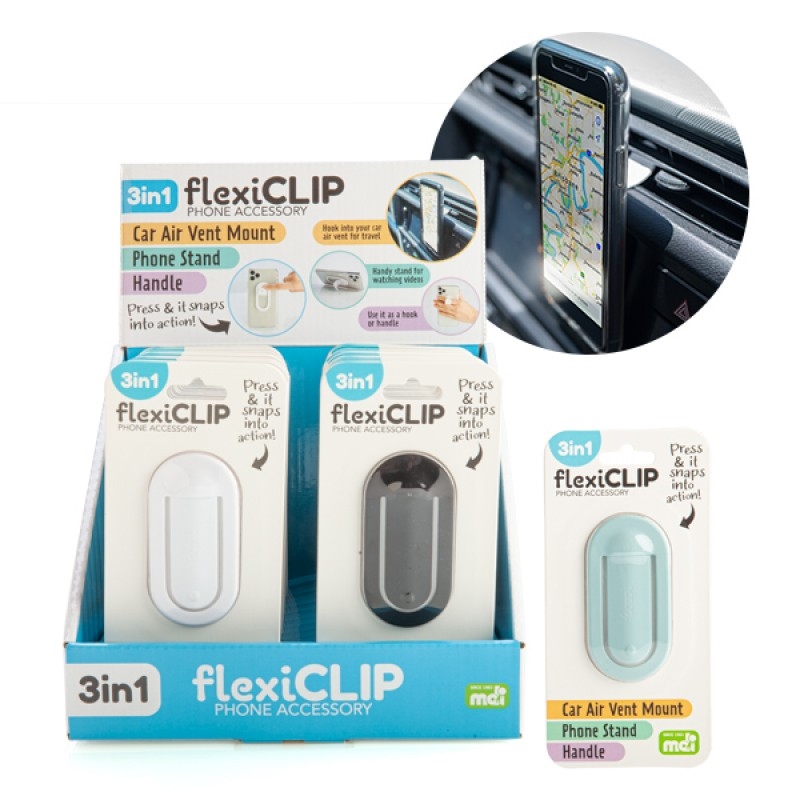 V210-2671203-92193-00 Flexiclip 3-in-1 Phone Accessory (SENT AT RANDOM) - Image 1
