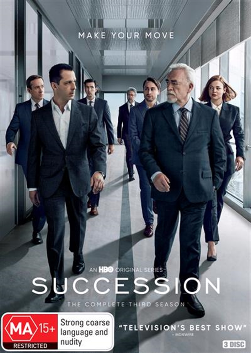 V210-2671907-80585-00 Succession - Season 3 DVD - Image 1