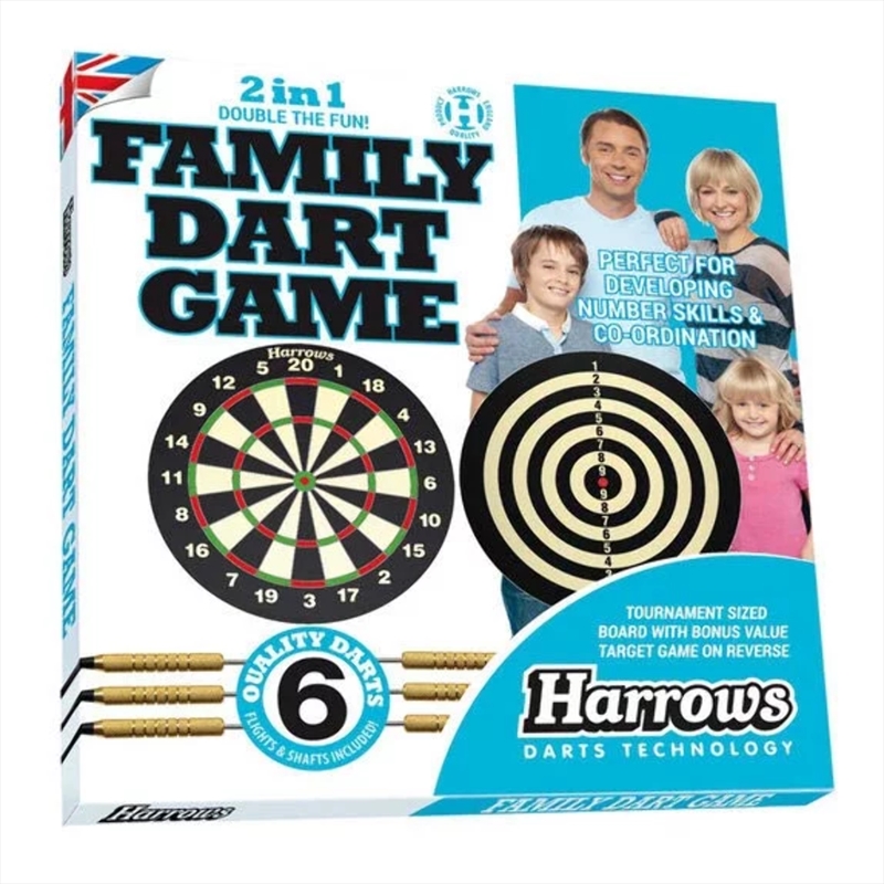 V210-2673864-64722-00 Family Dartboard 2 In 1 Game - Image 1