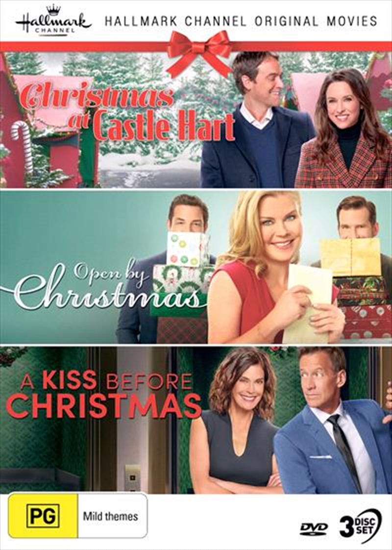 V210-2708462-80189-00 Hallmark Christmas - Christmas At Castle Hart / Open By Christmas / A Kiss Before Christmas - Collec DVD - Image 1