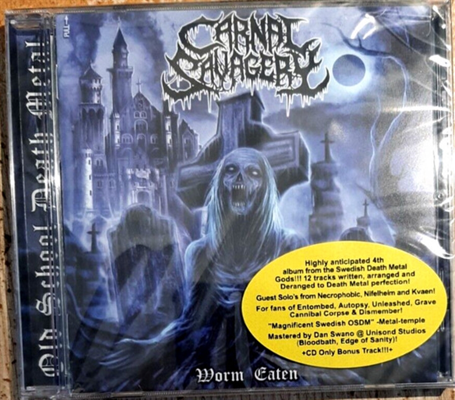 V210-2735489-202507030220-00 Worm Eaten - Carnal Savagery Cd Album - Image 1
