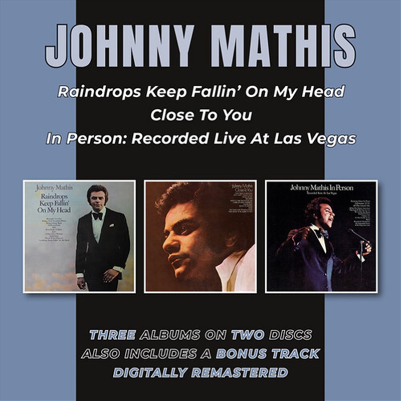 V210-2736039-202507030140-00 Raindrops Keep Fallin / Close - Mathis, Johnny Cd Album - Image 1