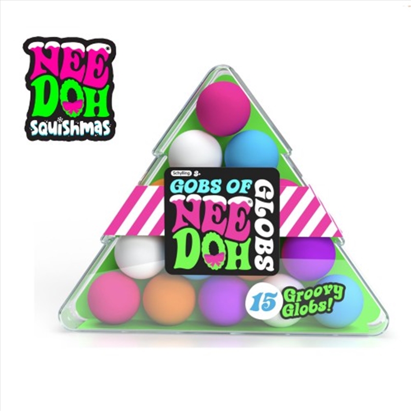 V210-2745228-202502241736-00 Squishmas Groovy Tree Nee-Doh 15 Pack - Image 1