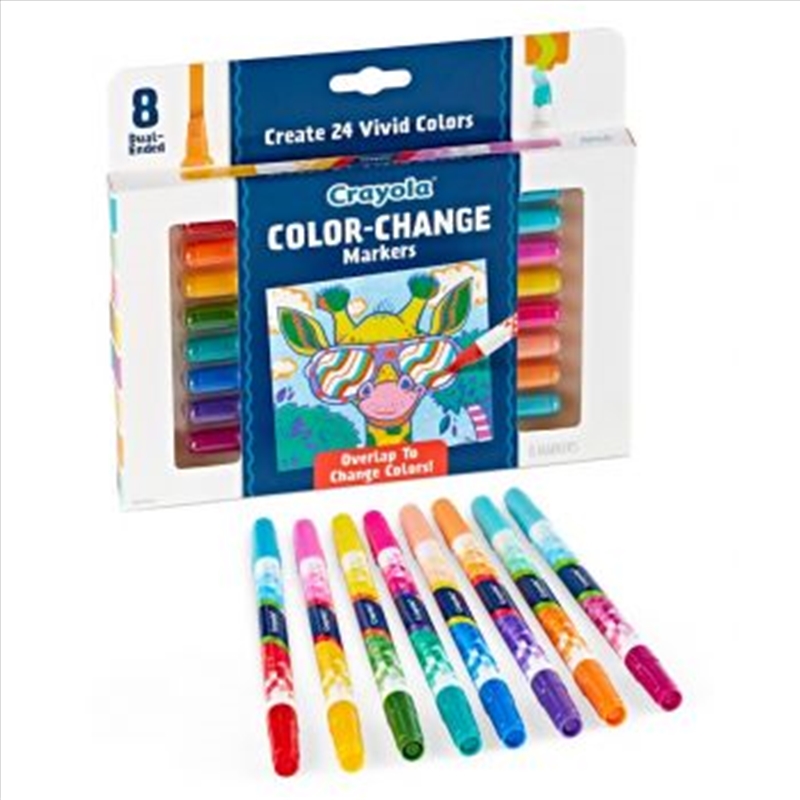 V210-2886002-202502241805-00 Crayola 8pk Colour Change Markers - Image 1