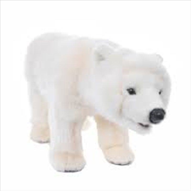 V210-2937889-202503071920-00 Polar Bear Cub Walking 40cm - Image 1