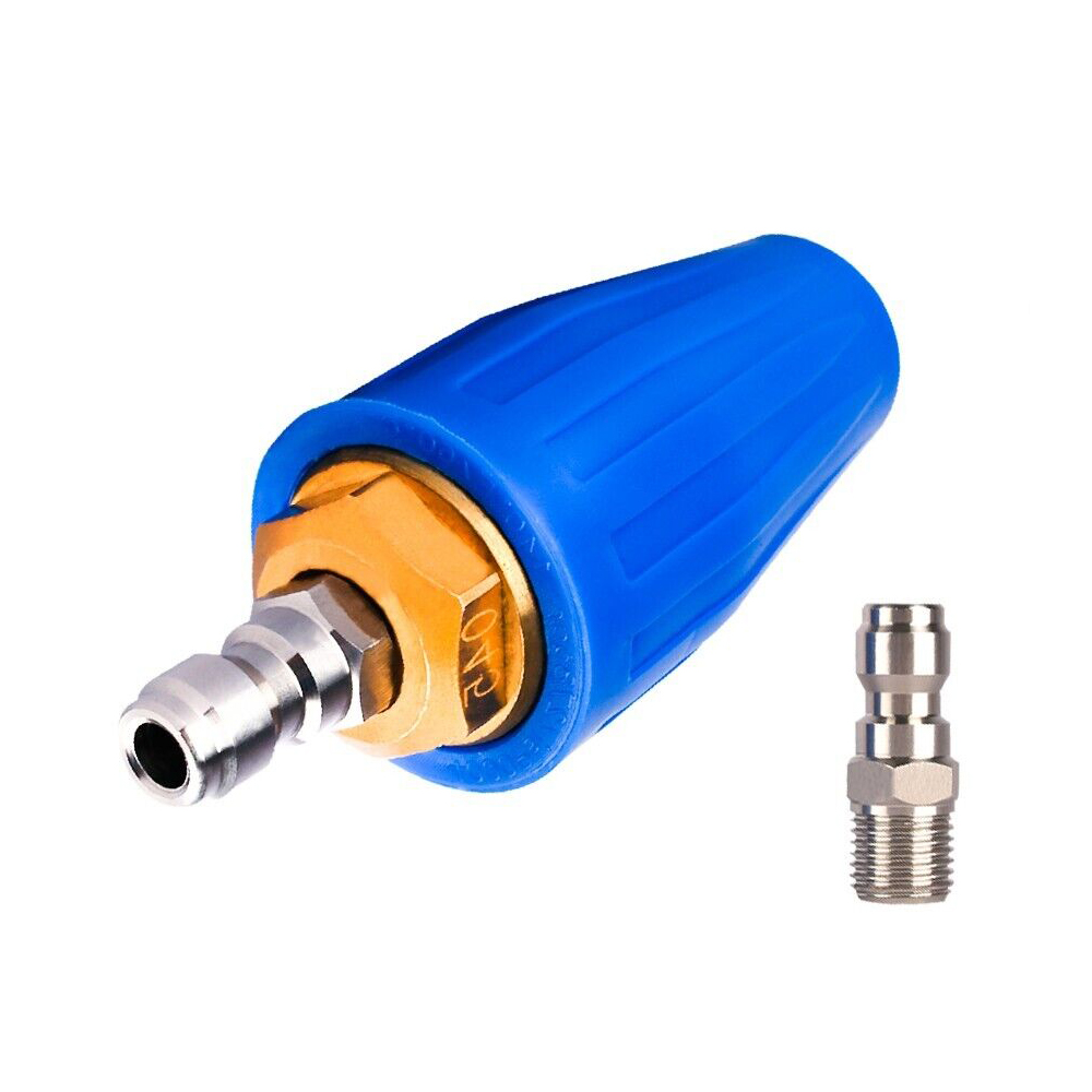 V211-AUEB-WC005-87818-00 X-BULL Pressure Washer Turbo Nozzle Head 4000PSI High Cleaner 1/4BSP - Image 1