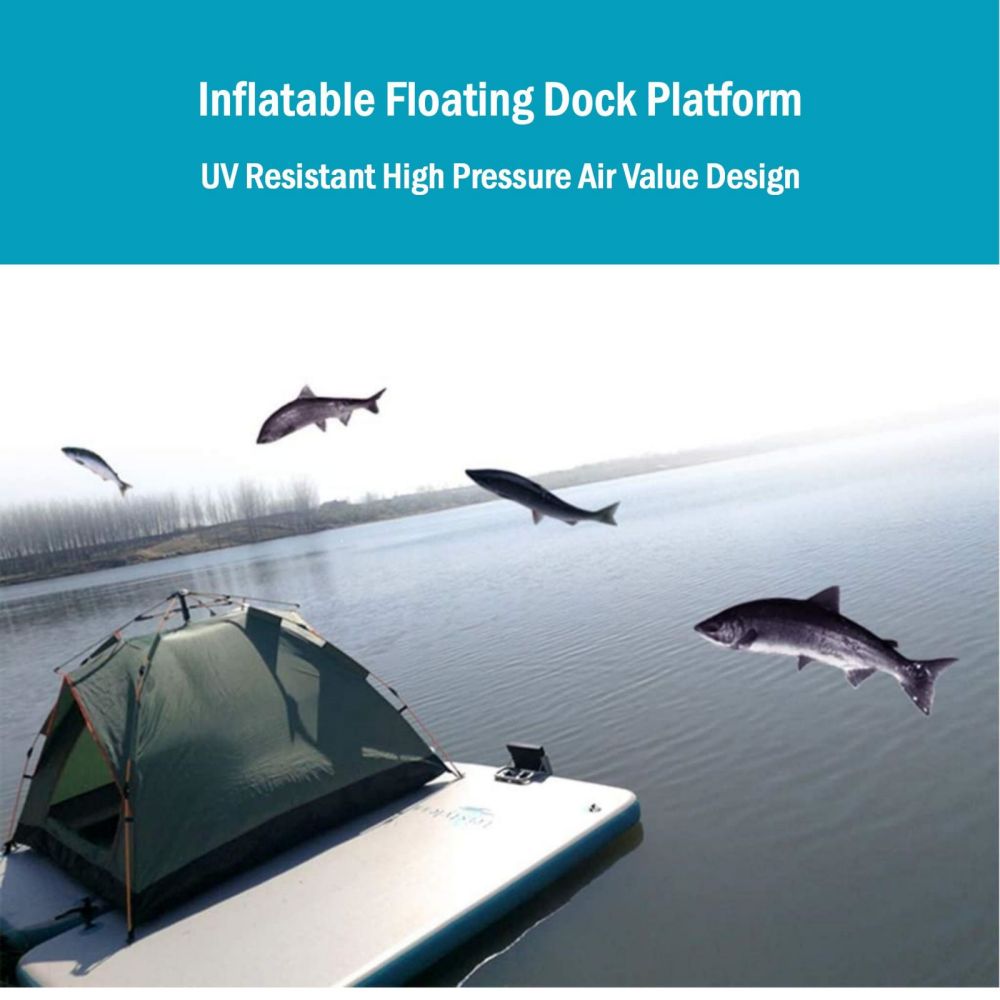 V213-FD01-A-S_5YjNYrb_1 Inflatable Floating Fishing Dock Platform For Adults And Children - Standard Version - Image 1