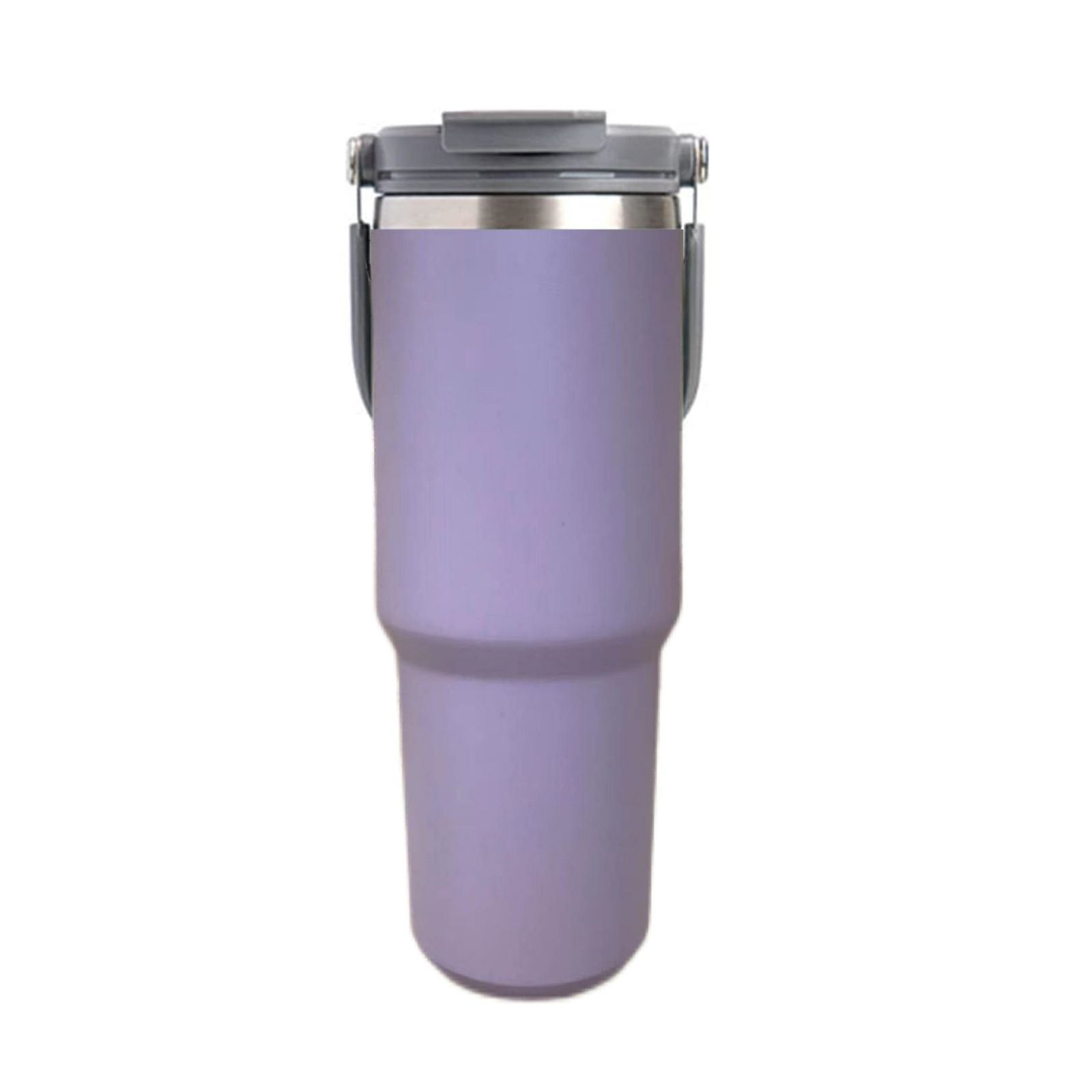 V213-TYESOMUG-750MLPUR-79976-00 750ML Purple Stainless Steel Travel Mug with Leak-proof 2-in-1 Straw and Sip Lid, Vacuum Insulated Coffee Mug for Car, Office, Perfect Gifts, Keeps Liquids Hot or Cold - Image 1