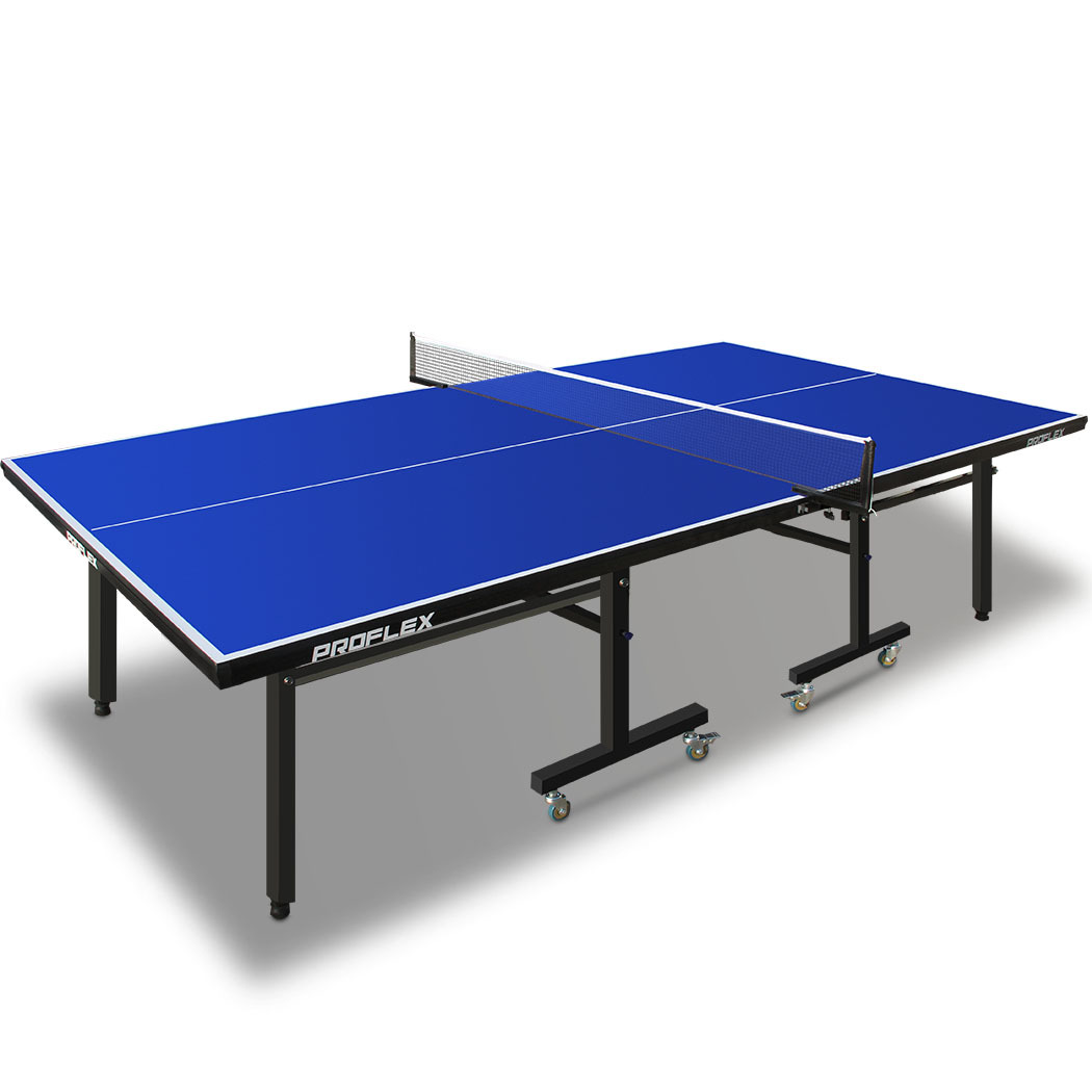 V219-ATHTTBPFT2OA-225680-00 Proflex Premium Outdoor Table Tennis Table, with 4 Player Ping Pong Paddle and Pingpong Ball Pack - Image 1