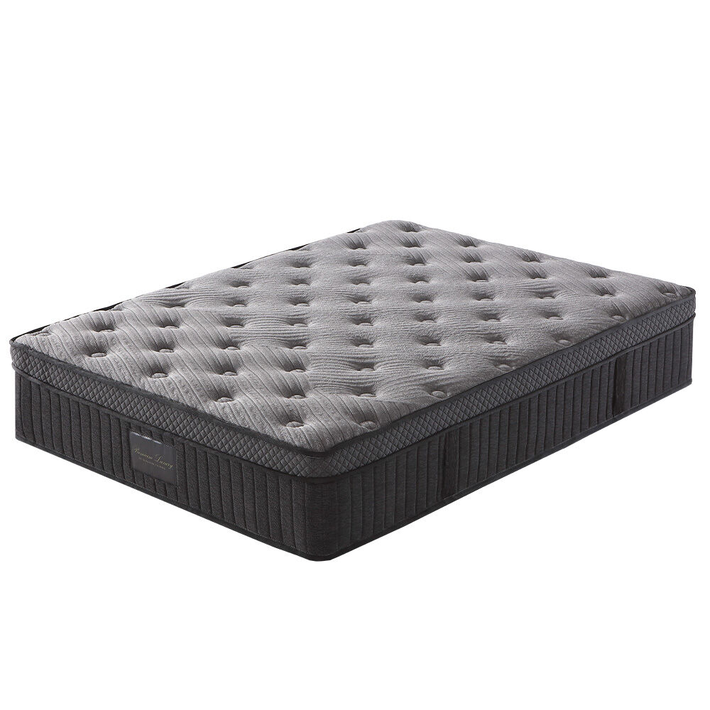 V219-BEDMATKSLX3A-202505281221-00 KINGSTON SLUMBER Premium Luxury 34cm Double Mattress, Medium-Firm, Natural Latex Layer, Euro Top, 7-Zone Pocket Spring - Image 1