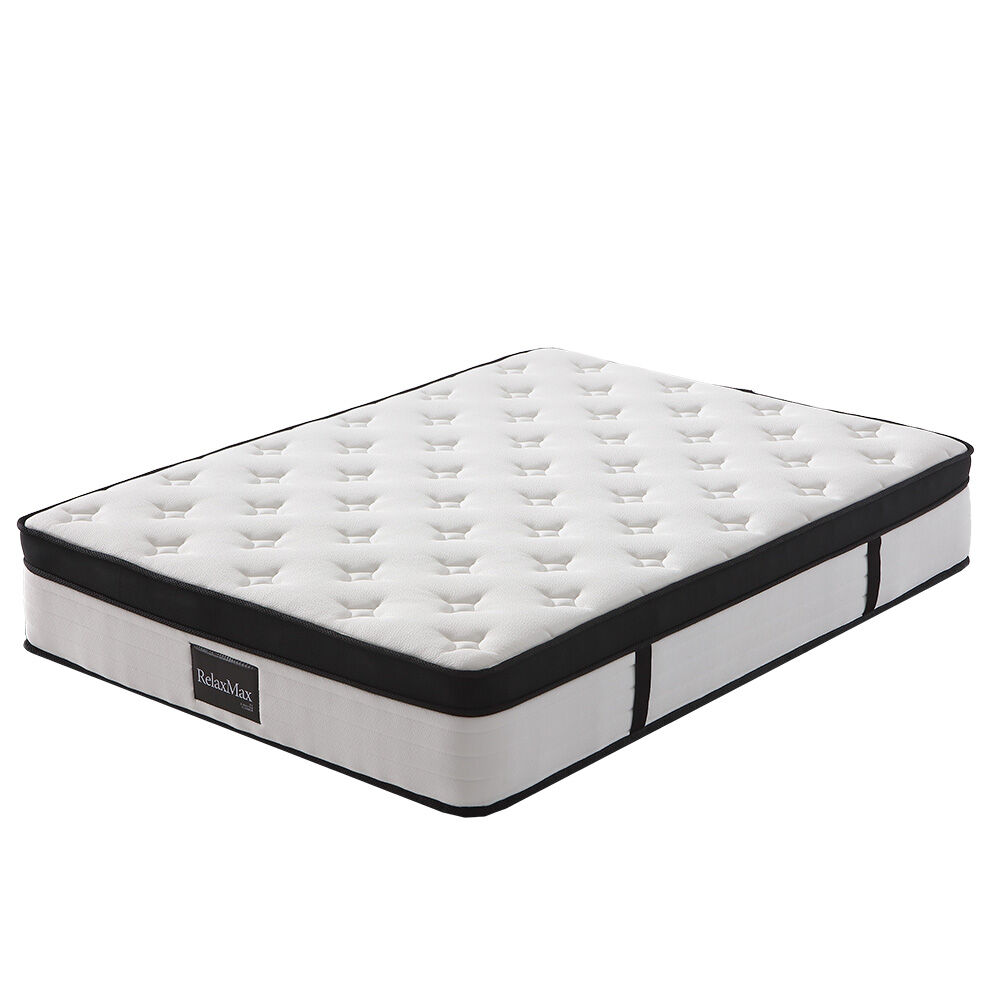 V219-BEDMATKSST3A-202505231411-00 KINGSTON SLUMBER RelaxMax 31cm Double Mattress, Medium, Euro Top, 5-Zone, Pocket Spring, Knitted Fabric - Image 1