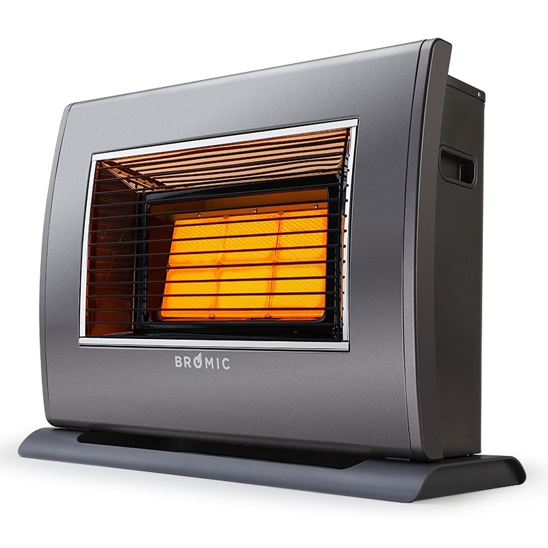 V219-COMP732-1-COMP732-1-00 BROMIC Supaheat II Natural Gas Indoor Room Heater Portable Floor Flueless - Image 1