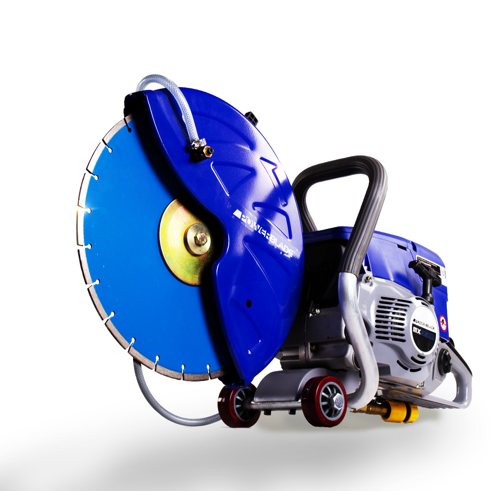 V219-CONSAWPRBA08X-73853-00 POWERBLADE 75CC Petrol Concrete Cut Off Demolition Saw Wet Demo Road Cutter Brick Cutting Tool - Image 1
