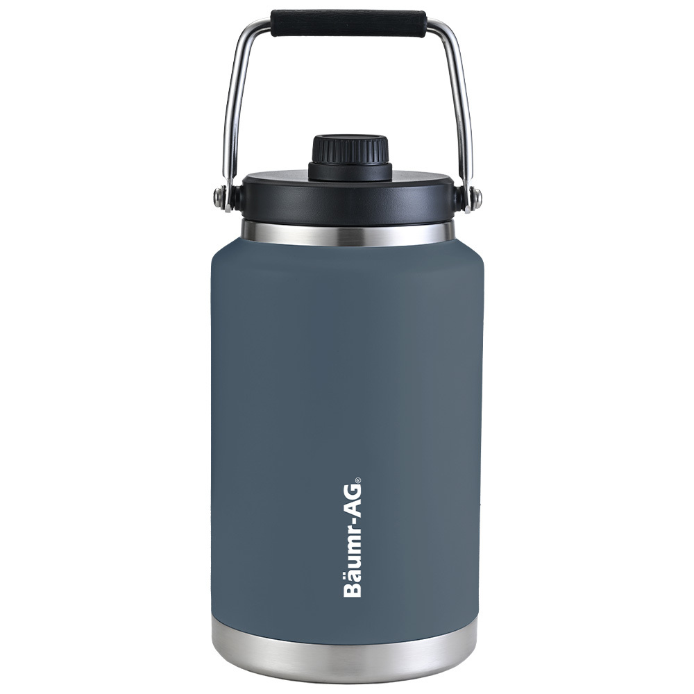 V219-DRWDWIBM38BA-202505071542-00 Baumr-AG 3.8L Double Wall Insulated Stainless Steel Water Bottle, Drink Jug with Handle, Blue - Image 1