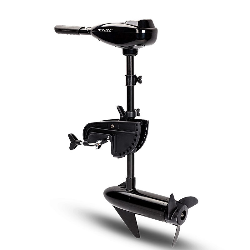 V219-FSHTRLSTRA6X0-FSHTRLSTRA6X0-00 Striker 45 LBS Electric Trolling Motor Inflatable Boat Outboard Engine Fishing Marine - Image 1