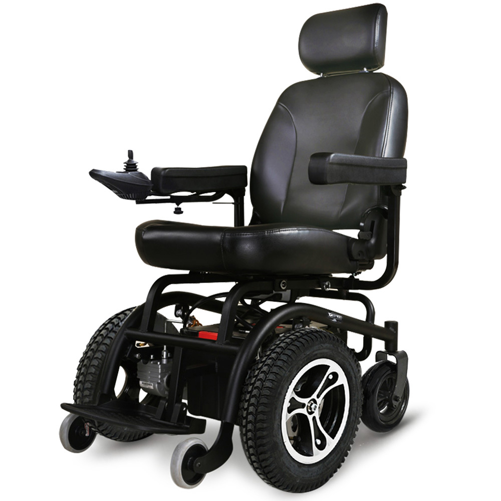 V219-HWCELEEQ14KA-202505281153-00 EQUIPMED Front Wheel Drive Power Electric Wheelchair, Up to 35km Range, Ultra-Comfortable, Safe Stable Non-Slip Anti-Roll Back Power Assist Chair - Image 1