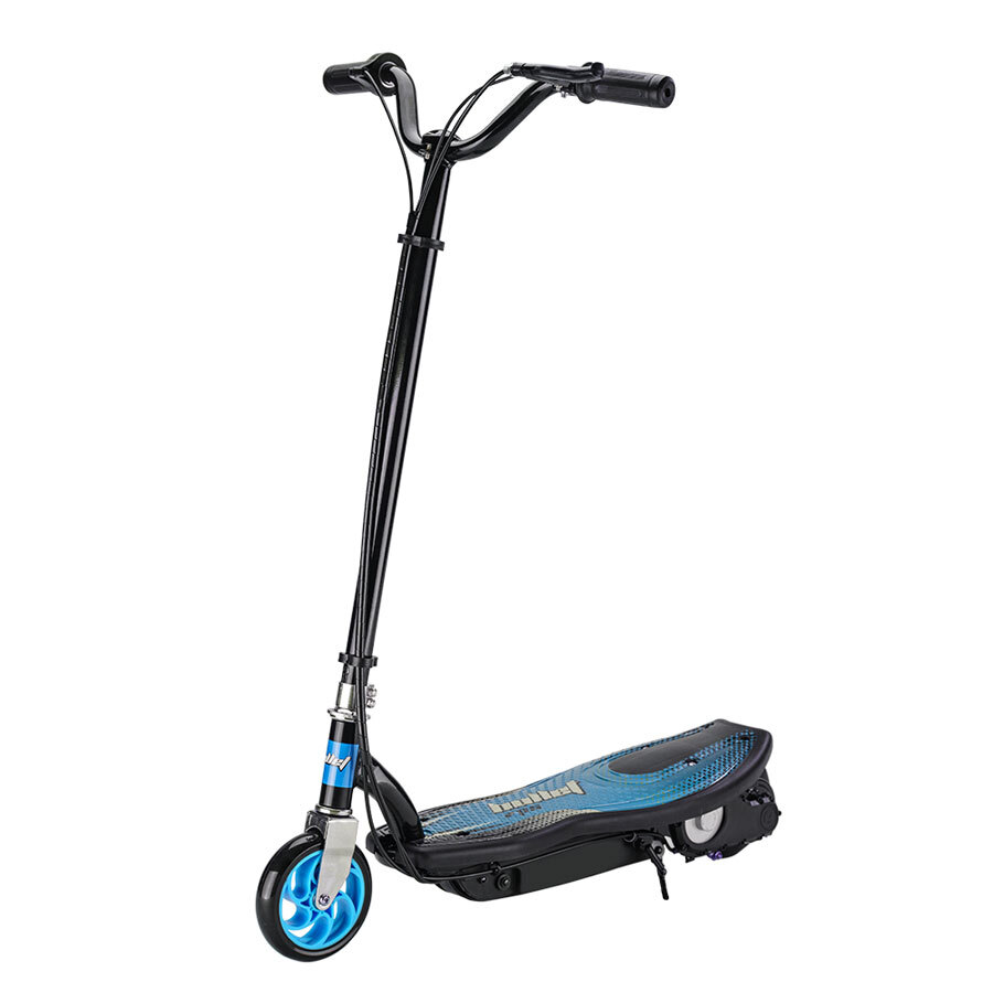 V219-KIDSCOBULAMNM-74139-00 BULLET ZPS 6 Inch Kids Electric Scooter 140W 15km Children Ride On Toy Rechargeable Battery Blue - Image 1