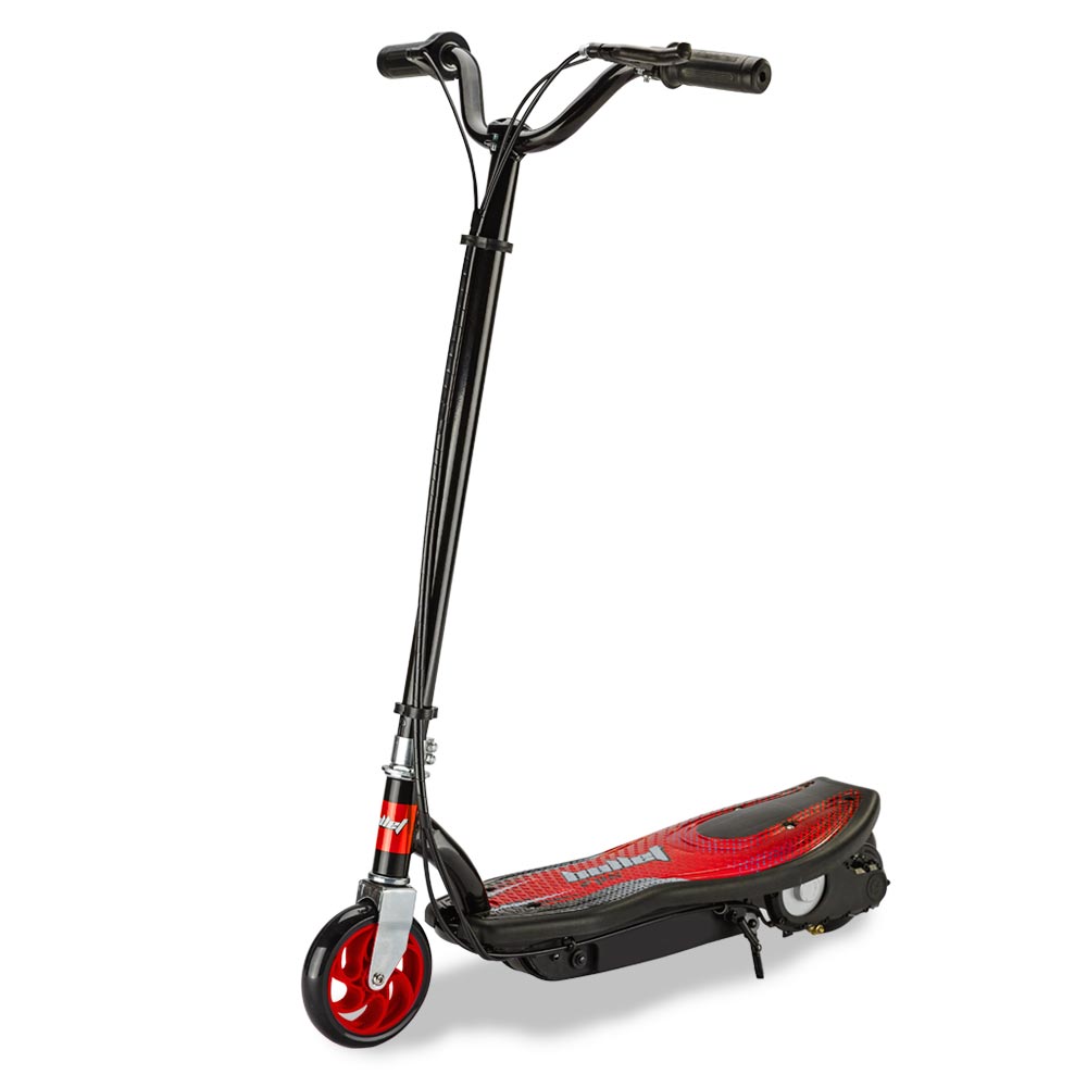 V219-KIDSCOBULAMNR-74140-00 BULLET Electric Kids Scooter 140W Foldable Children Ride On Commuter Toy Battery Boys Girls, ZPS Red - Image 1