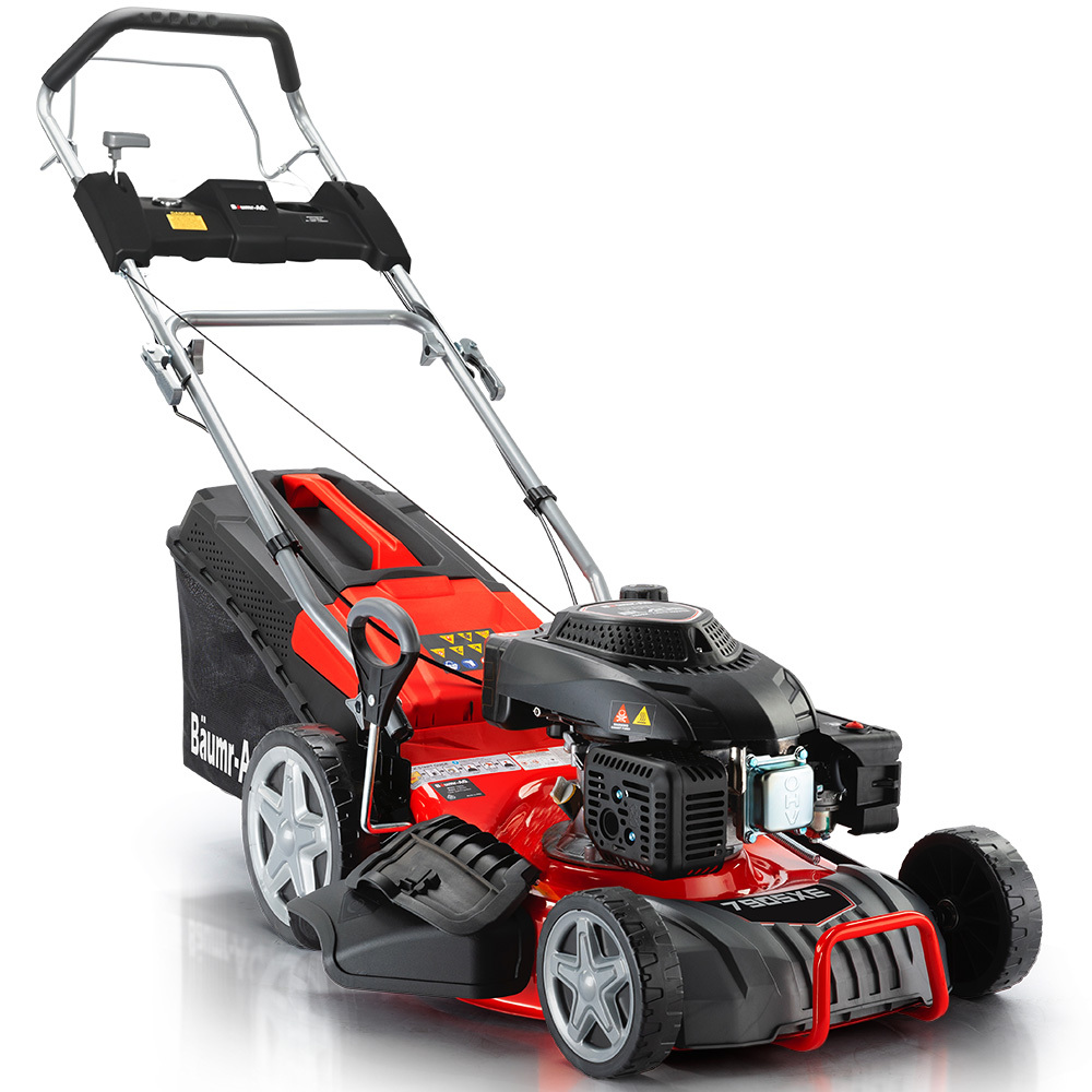 V219-MOWSPRBM18EA-225762-00 BAUMR-AG 18" 224cc Electric Start Self Propelled Lawn Mower, 7 Height, Steel Deck, 6HP, 4-Stroke Petrol Lawnmower - 790SXe - Image 1