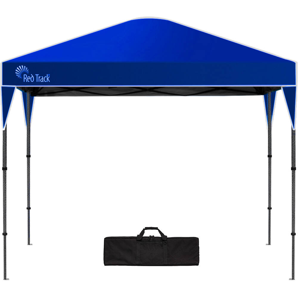 V219-OTDGZBRT23BA-225727-00 RED TRACK 3.6x2.2m Ultra Compact Folding Gazebo, Carry bag, Portable Outdoor Popup Marquee for Camping Beach, Navy Blue - Image 1