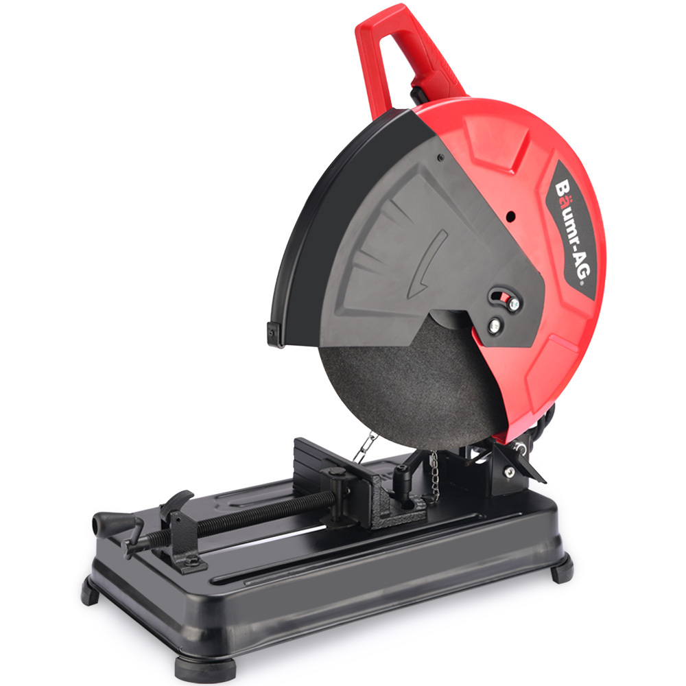 V219-SAWMCTBM3CVA-225673-00 Baumr-AG 2400W 355mm 14" Metal Cut Off Cold Saw, Soft Start, 45 Degree Mitre Chop - Image 1
