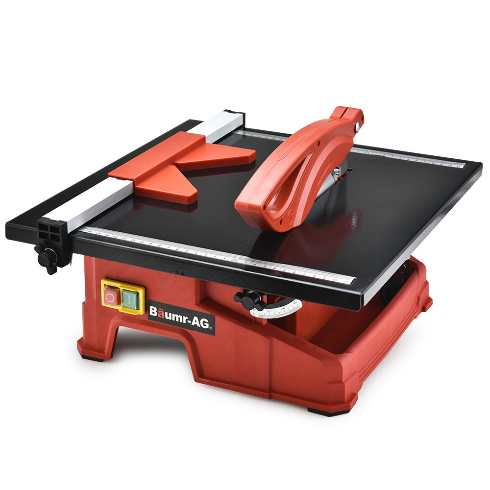 V219-TILSAWBMRBX65-74343-00 BAUMR-AG 600W Electric Tile Saw Cutter with 180mm (7") Blade - Image 1