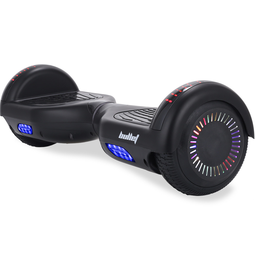 V219-TOYHVBBL6BKA-202504281622-00 Bullet SX-2000 Hoverboard Scooter, 500W Brushless, Superior Self Balancing System, UL Certified, LED Lights, Black - Image 1