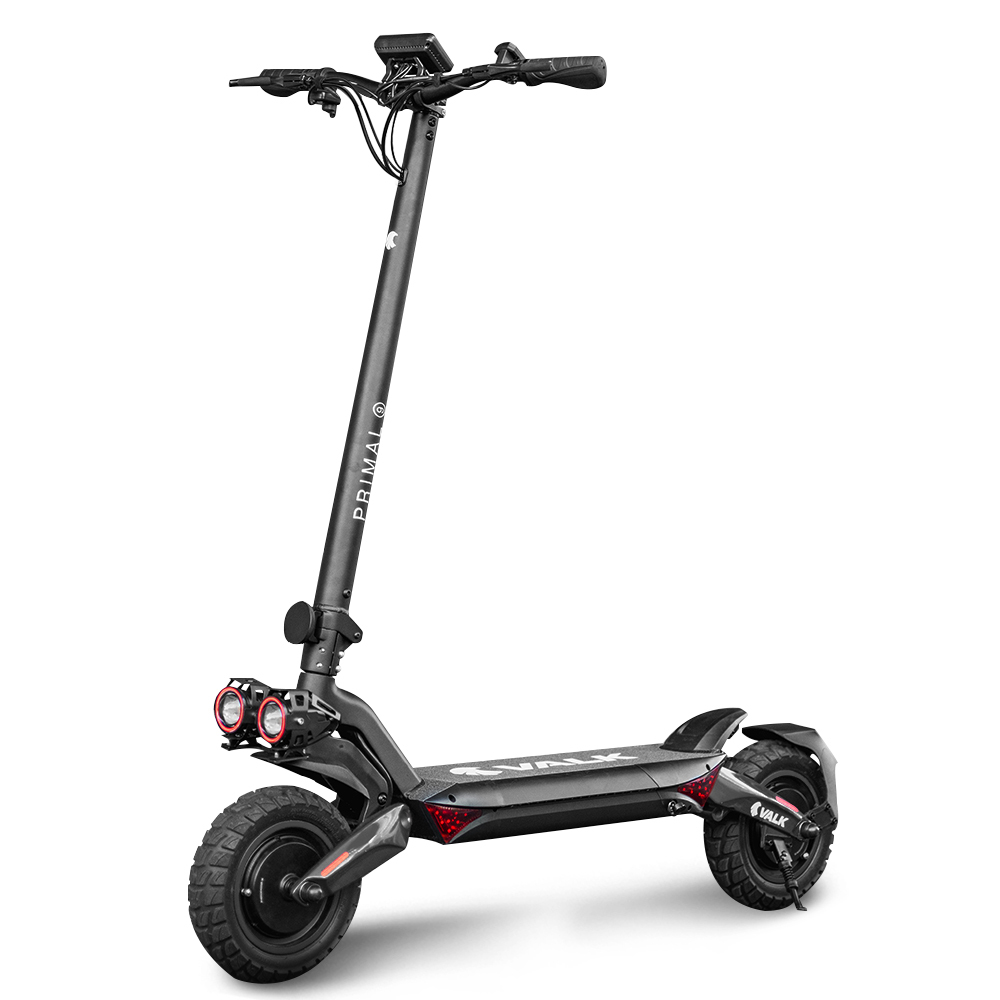 V219-TRNESCVAP9KA-202502241111-00 VALK Primal 9 Dual Motor 1600W Extreme Hill Climbing e-Scooter Electric, Black - Image 1