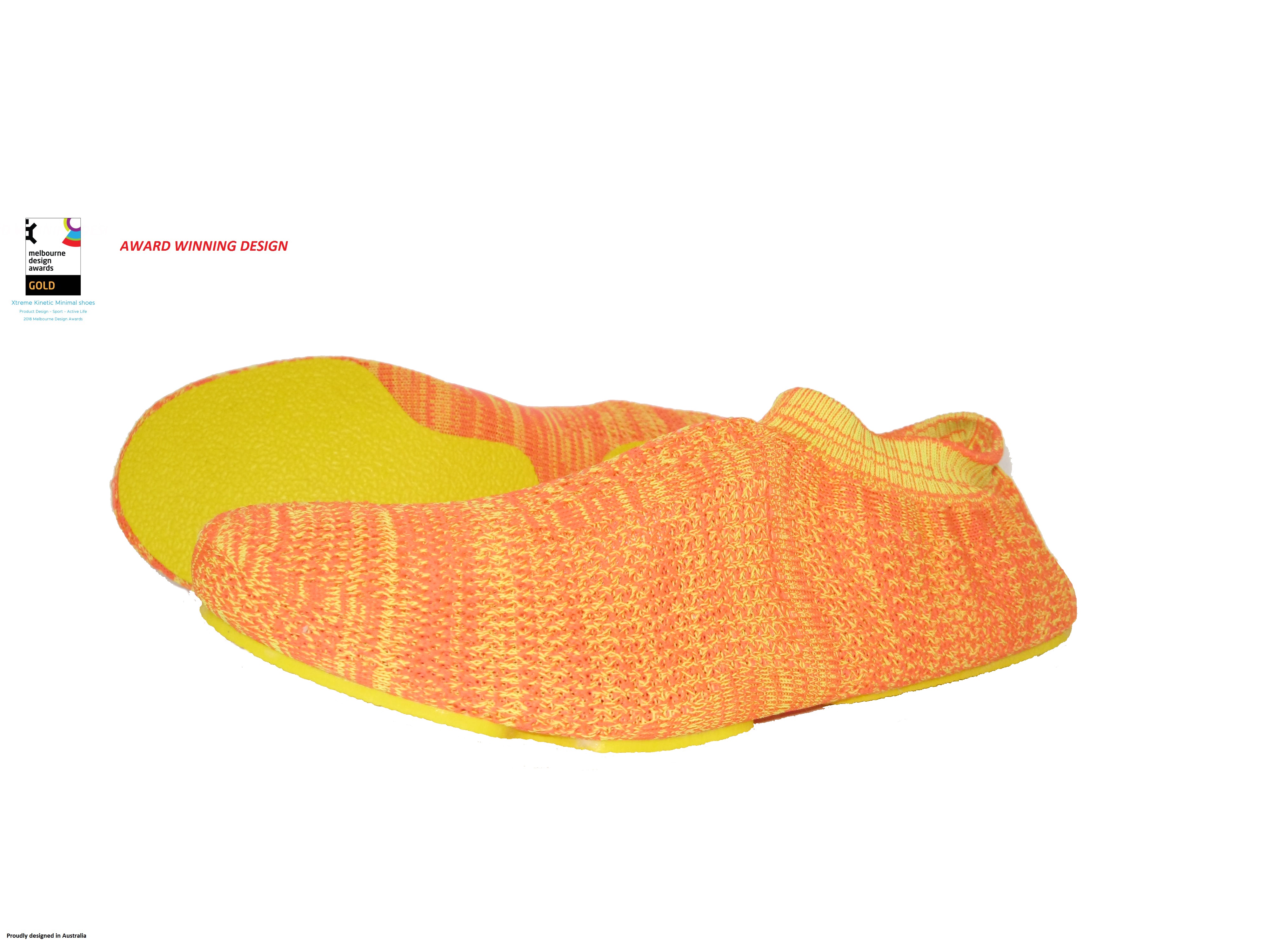 V228-YO4142_yeUgAln_1 XtremeKinetic Minimal training shoes yellow/orange size US WOMEN(9.5-10) US MAN(8 -8.5) EURO SIZE 41-42 - Image 1