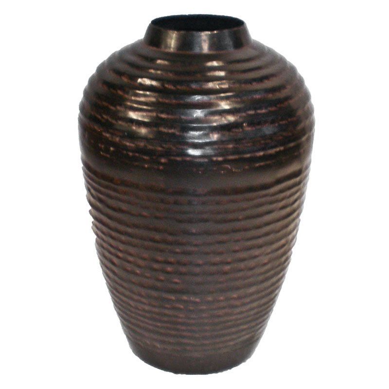 V231-IN-116-202506031250-00 Small Twine Metal Vase - Image 1