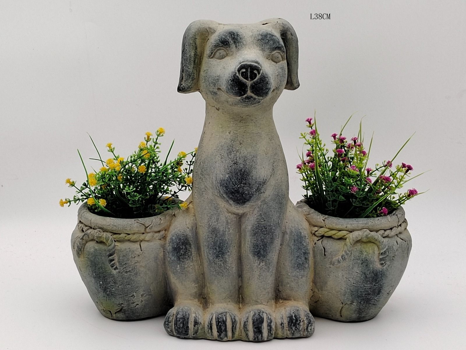 V231-MP-040-202506031255-00 Dog with pots Planter - Image 1