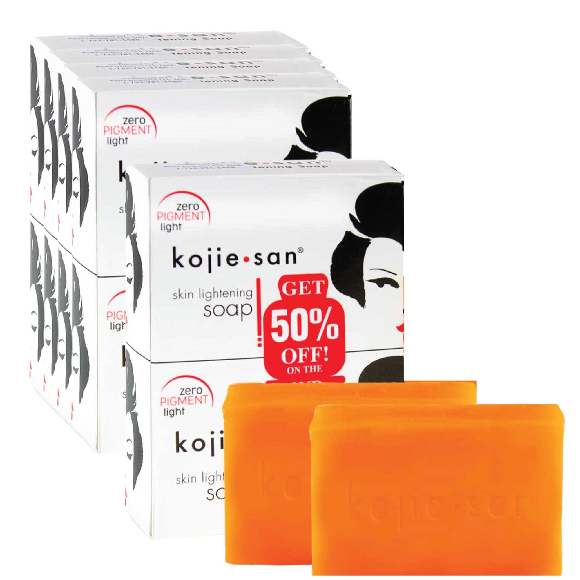 V238-SUPDZ-12207074246736-202505221117-00 10x 135g Kojie San Soap Bar - Original Kojic Acid Bars - Image 1