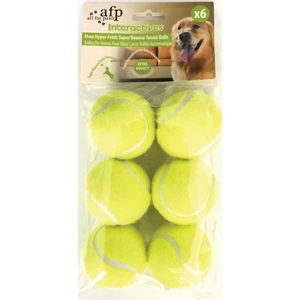 V238-SUPDZ-21280161890384-202507252006-00 6 Pack Extra Bouncy Dog Fetch Balls AFP Hyper Maxi Super Bounce Tennis Ball Toy - Image 1