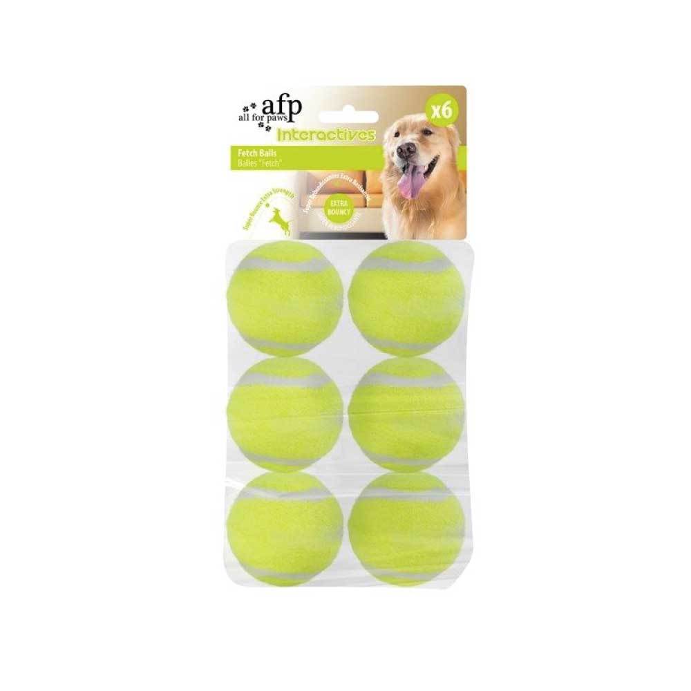 V238-SUPDZ-21280389988432-202507252006-00 6 Pack Dog Fetch Balls - Heavy Fetch N Treat All For Paws Replacement Ball - Image 1