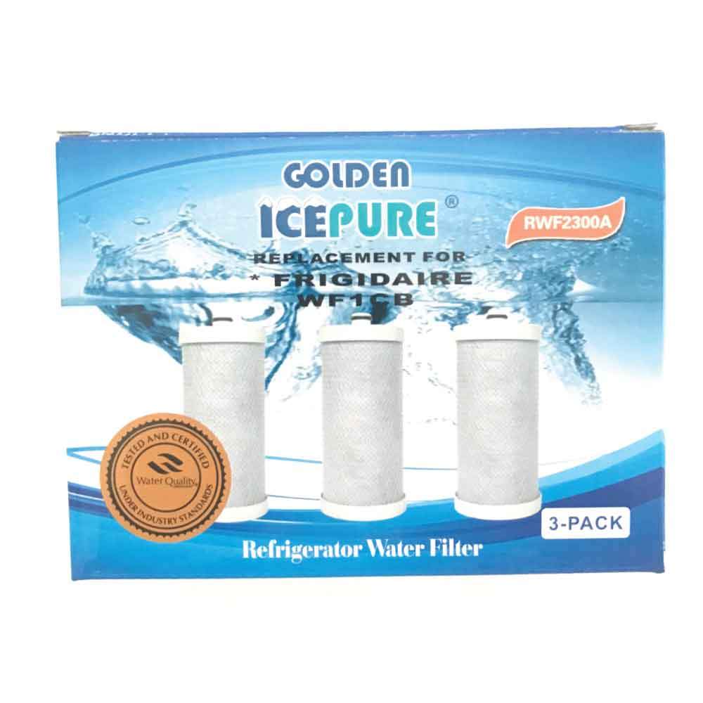 V238-SUPDZ-28160413466704-143174-00 3 Pack Fridge Water Filter Cartridges RWF2300A RFC2300A For Frigidaire WF1CB Kenmore - Image 1