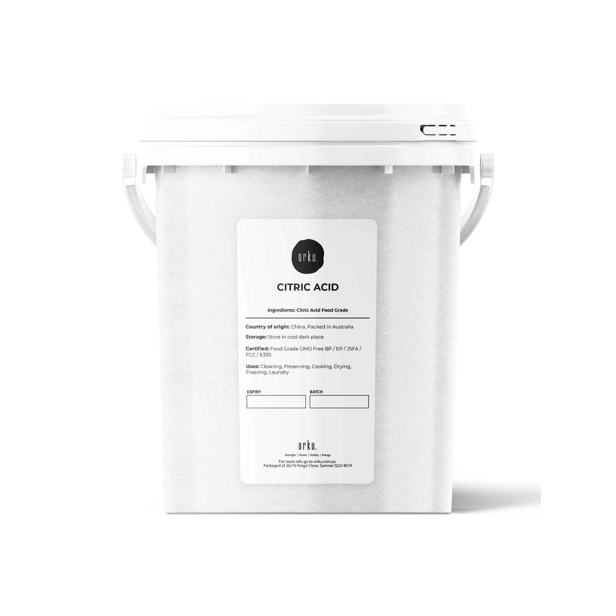 V238-SUPDZ-30942691065936-202505221445-00 1.2Kg Citric Acid Powder Tub - Food Grade Anhydrous GMO Preservative Free c6h807 - Image 1