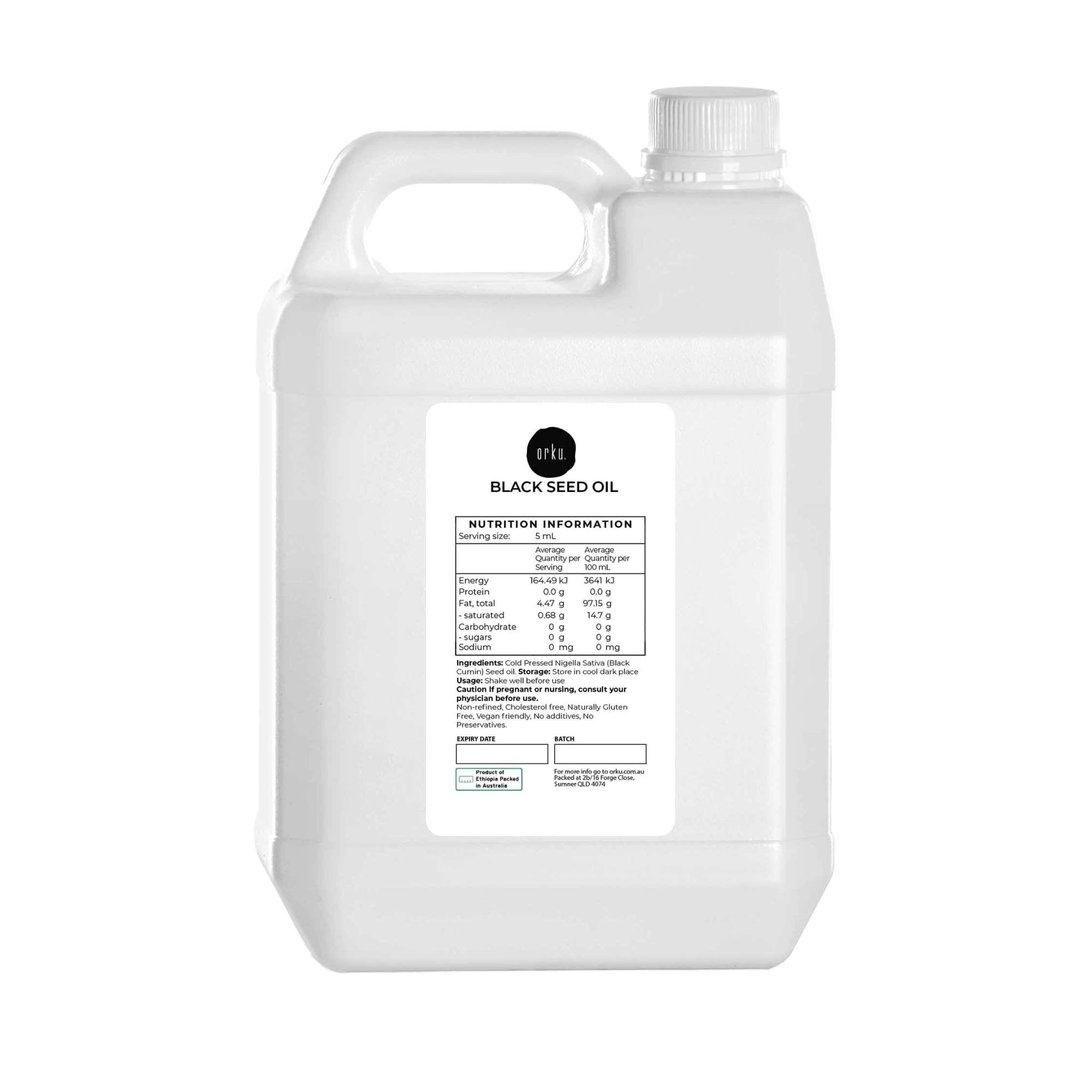 V238-SUPDZ-31806027890768-202507252235-00 5L Pure Black Seed Oil - 100% Ethiopian Nigella Sativa Cumin Cold Pressed - Image 1