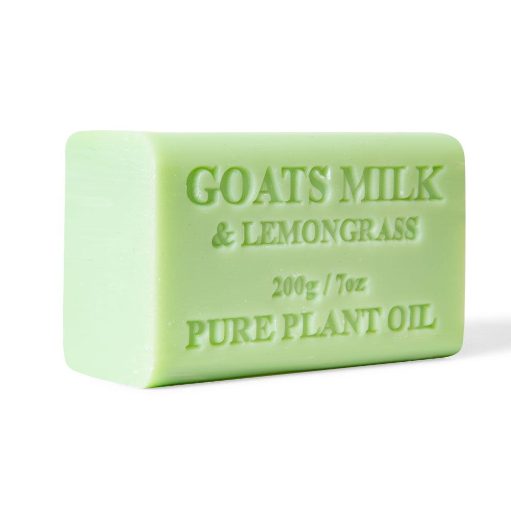 V238-SUPDZ-32088794660944-202507251925-00 2x 200g Goats Milk Soap Bars Lemongrass Scent Pure Natural Australian Skin Care - Image 1