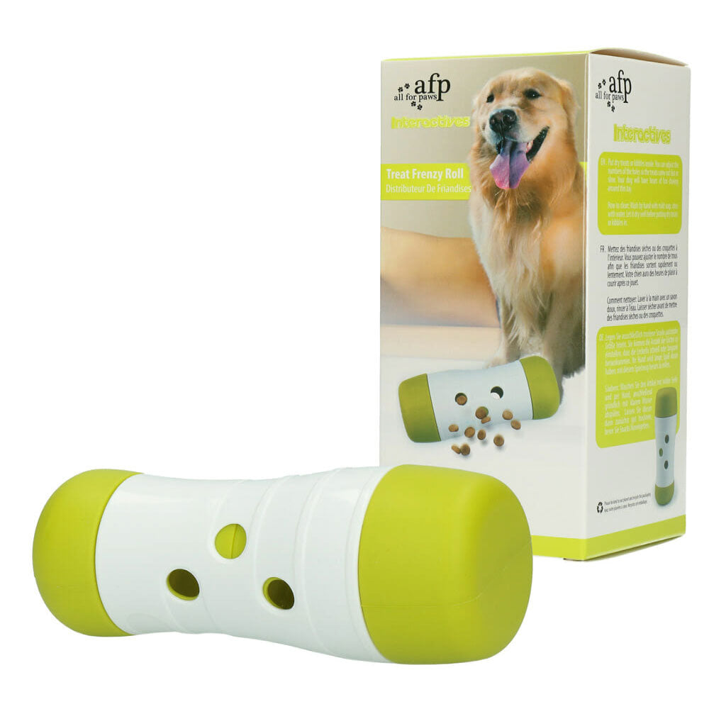 V238-SUPDZ-32375646322768-202507251945-00 Dog Treat Frenzy Roll - Interactive Dispenser Feeder Toy All For Paws Pet - Image 1