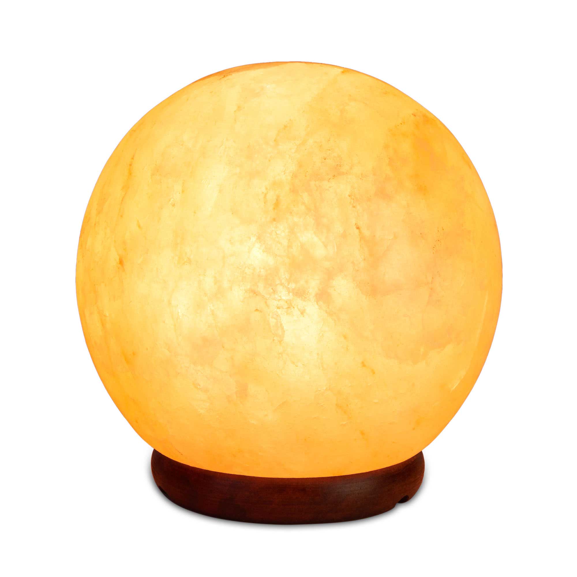 V238-SUPDZ-32745219522640-202507252030-00 12V 12W 6.5" Ball Himalayan Pink Salt Lamp Carved Rock Crystal Light Bulb On/Off - Image 1